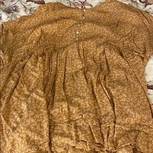 Free people dress with adjustable waist